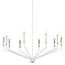 Armand 10 Light 39" Wide Taper Candle Style Chandelier