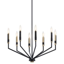 Armand 8 Light 26" Wide Taper Candle Chandelier
