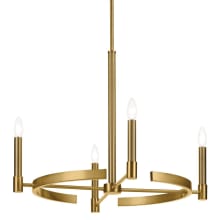 Tolani 4 Light 26" Wide Taper Candle Style Chandelier