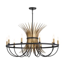 Baile 10 Light 37" Wide Taper Candle Chandelier