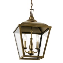 Dame 2 Light 13" Wide Taper Candle Pendant