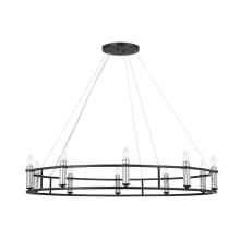 Rosalind 10 Light 50" Wide Crystal Candle Style Chandelier