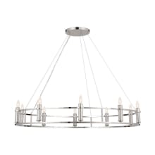 Rosalind 10 Light 50" Wide Crystal Candle Style Chandelier