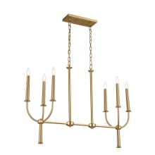 Florence 6 Light 43" Wide Taper Candle Style Chandelier
