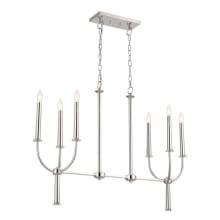 Florence 6 Light 43" Wide Taper Candle Style Chandelier