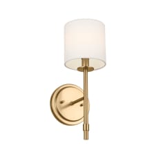 Ali 14" Tall Wall Sconce with Linen Shade