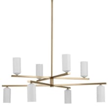 Gala 8 Light 36" Wide Pillar Candle Sputnik Chandelier