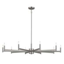 Erzo 10 Light 48" Wide Candle Style Chandelier