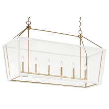 Delvin 6 Light 44" Wide Taper Candle Style Chandelier