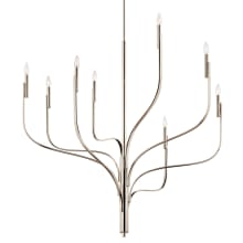 Livadia 8 Light 48" Wide Taper Candle Style Chandelier
