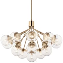 Silvarious 16 Light 38" Wide Chandelier with Clear Shades