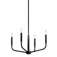Madden 4 Light 20" Wide Taper Candle Style Chandelier