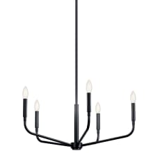 Madden 5 Light 26" Wide Taper Candle Style Chandelier