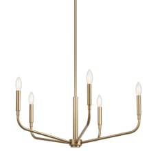 Madden 5 Light 26" Wide Taper Candle Style Chandelier