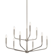 Madden 9 Light 32" Wide Taper Candle Style Chandelier