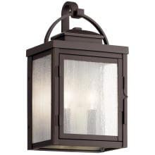 Carlson 2 Light 15" Tall Outdoor Wall Sconce