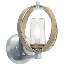 Grand Bank 10" Tall Outdoor Wall Sconce