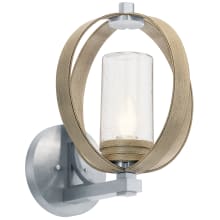 Grand Bank 15" Tall Outdoor Wall Sconce