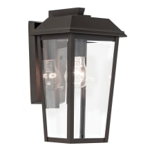 Mathus 13" Tall Wall Sconce with Beveled Glass Shade
