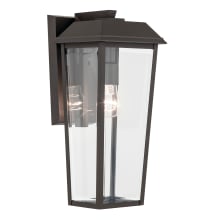 Mathus 18" Tall Wall Sconce with Beveled Glass Shade