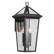 Regence 2 Light 19" Tall Wall Sconce with Beveled Glass Shade
