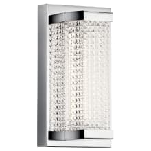 10" Tall Integrated LED Bathroom Sconce