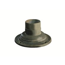 7 Inch Round Decorative Post Base Cover for Outdoor Post Lighting