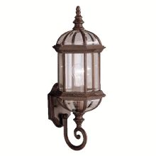 Barrie 22" Outdoor Wall Light with Beveled Glass Panels