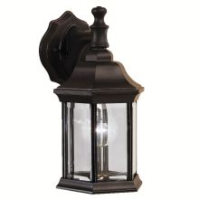 Chesapeake 11" Clear Glass Outdoor Wall Sconce
