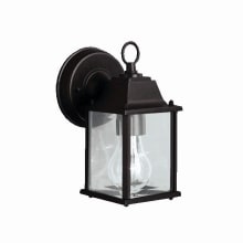 Barrie 9" LED Outdoor Wall Light with Beveled Glass Panels