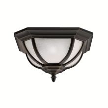 2 Light Outdoor Ceiling Fixture from the Salisbury Collection