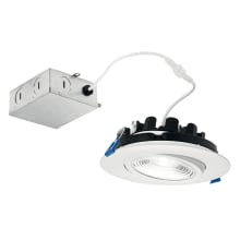 LED Canless Recessed Light 6" Adjustable Recessed Trim - IC Rated - 2700K