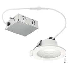 LED Canless Recessed Light 4" Baffle Recessed Trim - IC Rated - 2700K