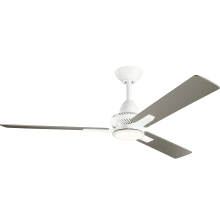 Kosmus 52" 3 Blade Indoor Ceiling Fan - LED Light Kit Included