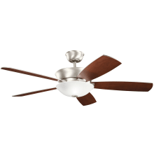 Skye 54" Ceiling Fan with LED Light Kit, Uplight and Wall Control