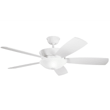Skye 54" Indoor Ceiling Fan with LED Light Kit and Wall Control