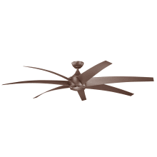 Lehr 80" Indoor / Outdoor Ceiling Fan with Blades and Remote Control