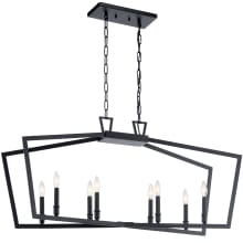 Abbotswell 8 Light 42" Wide Taper Candle Chandelier