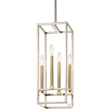 Finet 4 Light 9" Wide Taper Candle Mini Pendant