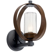 Grand Bank 15" Tall Outdoor Wall Sconce