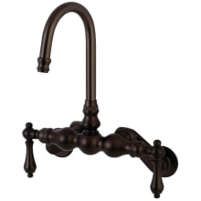 Vintage Wall Mounted Clawfoot Tub Filler
