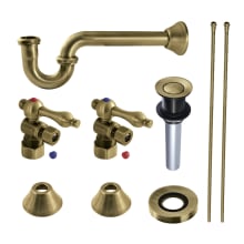 Trimscape 9 Piece Sink Trim Kit with P-Trap and Drain