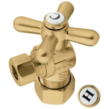 Kingston Brass 5/8" OD Comp x 3/8" OD Comp Angle Stop Valve