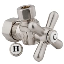 Kingston Brass 5/8" OD Comp x 3/8" OD Comp Angle Stop Valve
