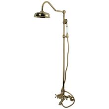Vintage Ceramic Disc Shower System with Shower Head and Hand Shower