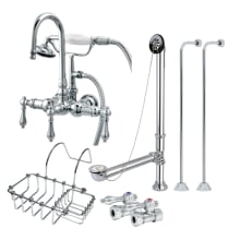 Wall Mounted Tub Filler - Includes Hand Shower