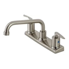 Serena 1.8 GPM Deck Mounted Centerset Double Handle Kitchen Faucet - Includes Escutcheon