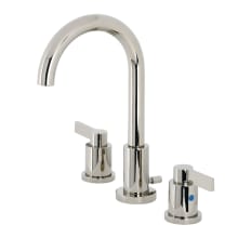 NuvoFusion 1.2 GPM Widespread Bathroom Faucet with Pop-Up Drain Assembly