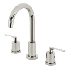 Serena 1.2 GPM Deck Mounted Widespread Bathroom Faucet with Pop-Up Drain Assembly