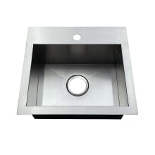 Uptowne 19" Undermount Single Basin Stainless Steel Kitchen Sink